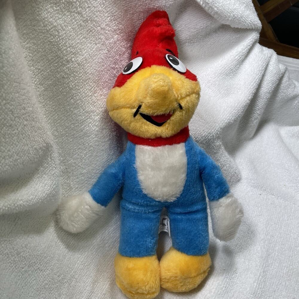 11" VINTAGE 1985 WOODY WOODPECKER ACE NOVELTY PLUSH TOY